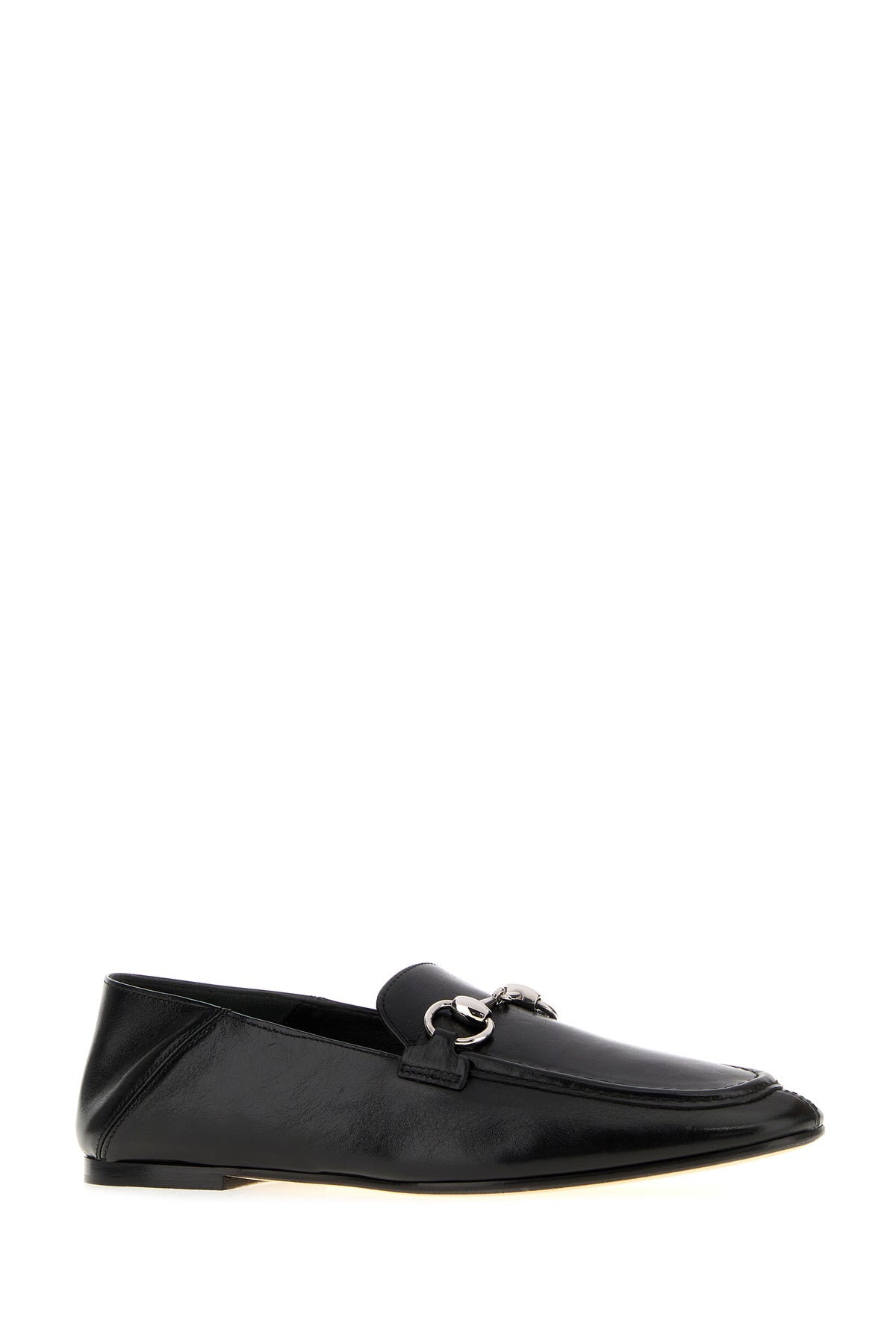 Gucci Mocassino Jordaan Soft in pelle nera, view 2