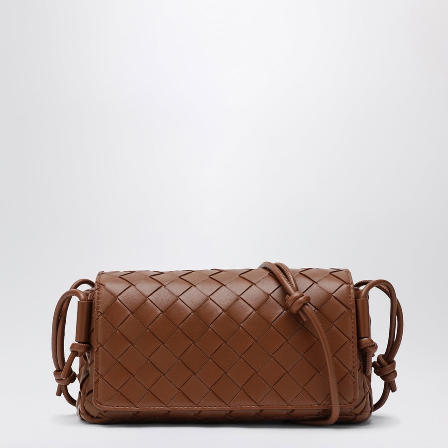 Bottega Veneta Borsa Notturno marrone in Intrecciato