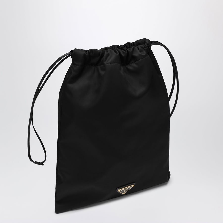 Prada Pouch Prada Wish nera in Re-Nylon, view 3