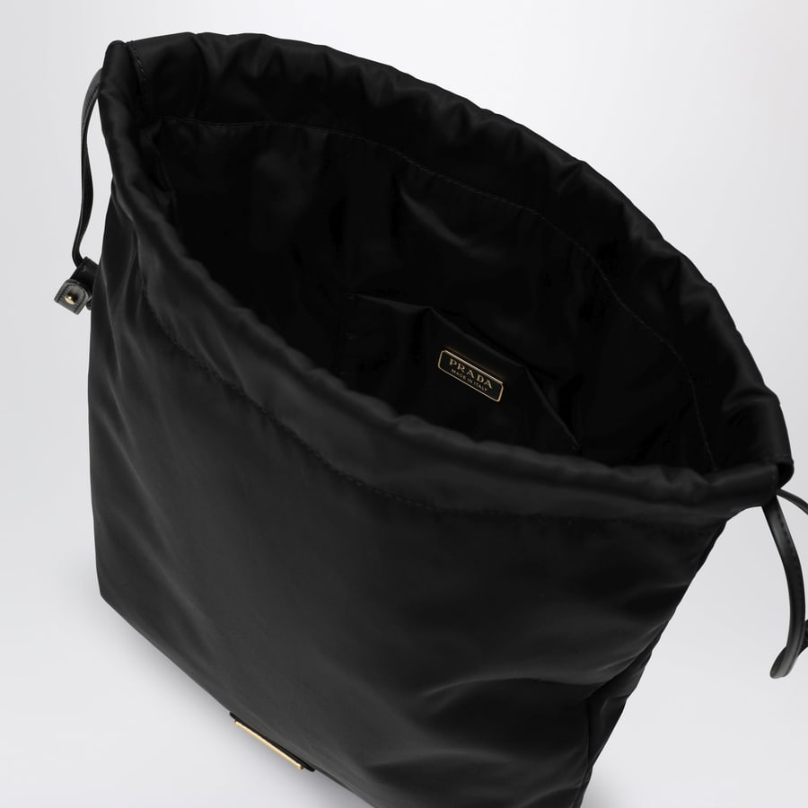 Prada Pouch Prada Wish nera in Re-Nylon, view 5