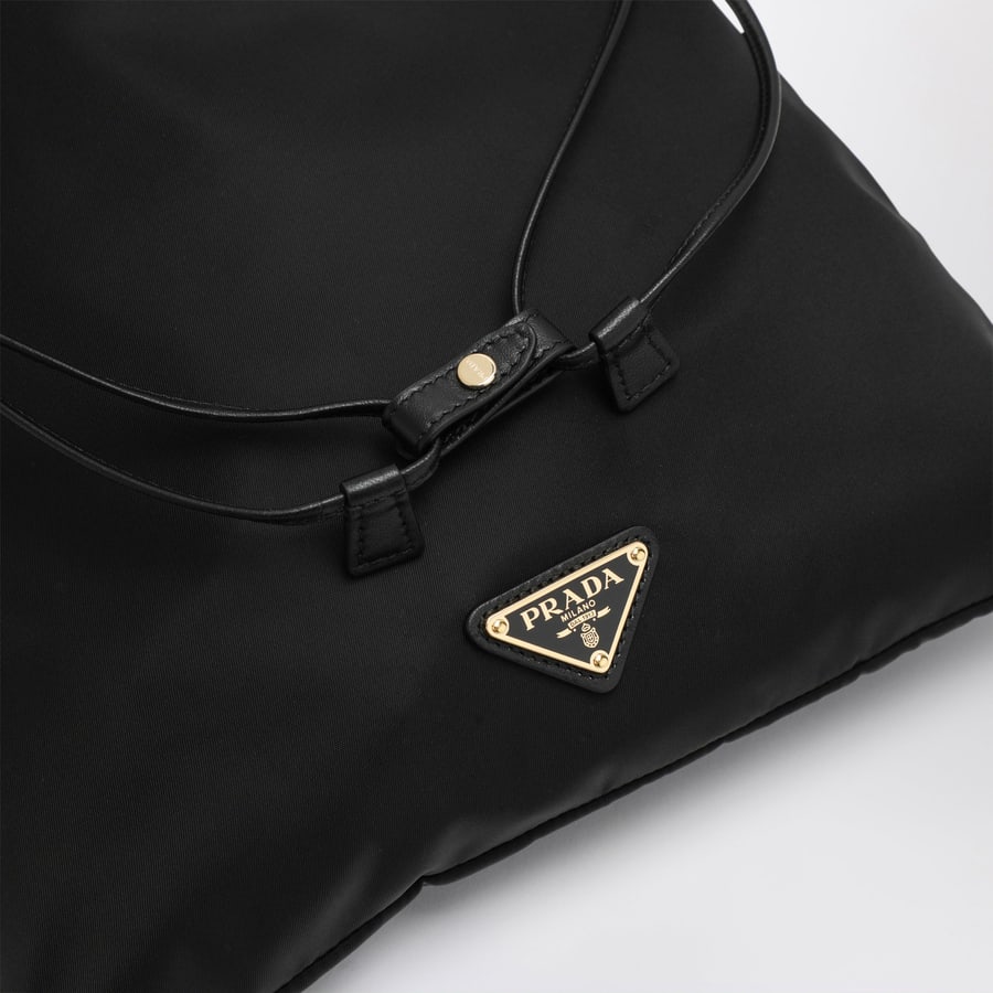 Prada Pouch Prada Wish nera in Re-Nylon, view 6