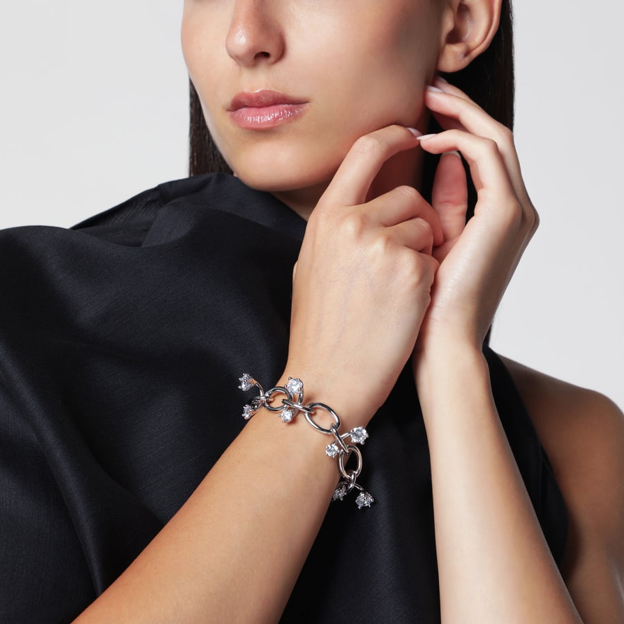 PANCONESI Bracciale Constellation con zirconi, view 2