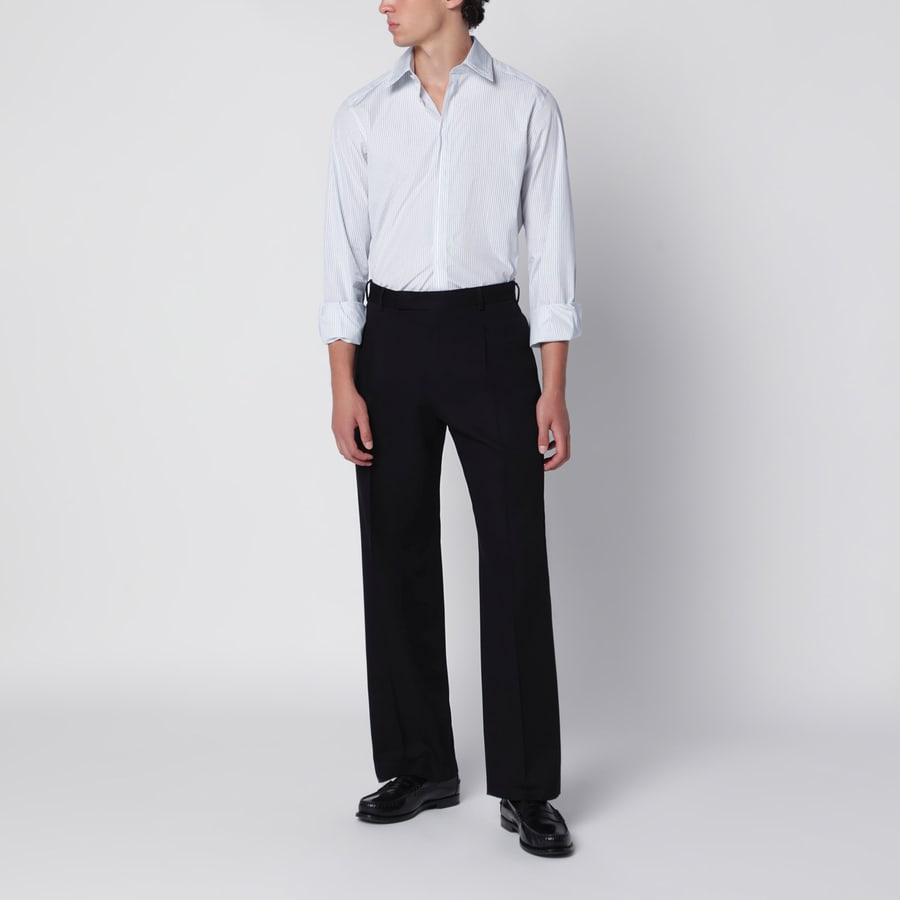 PT Torino Pantalone nero in cotone, view 2