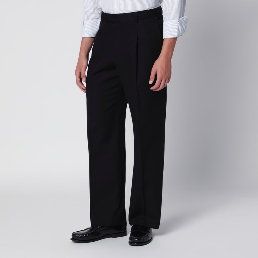 PT Torino Pantalone nero in cotone, view 3