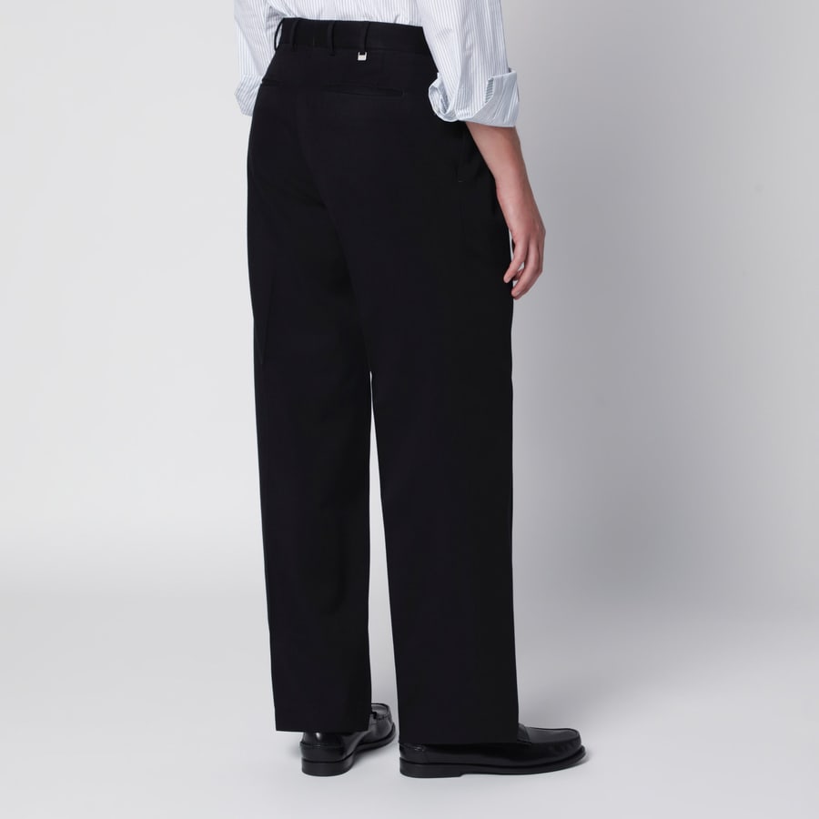 PT Torino Pantalone nero in cotone, view 4