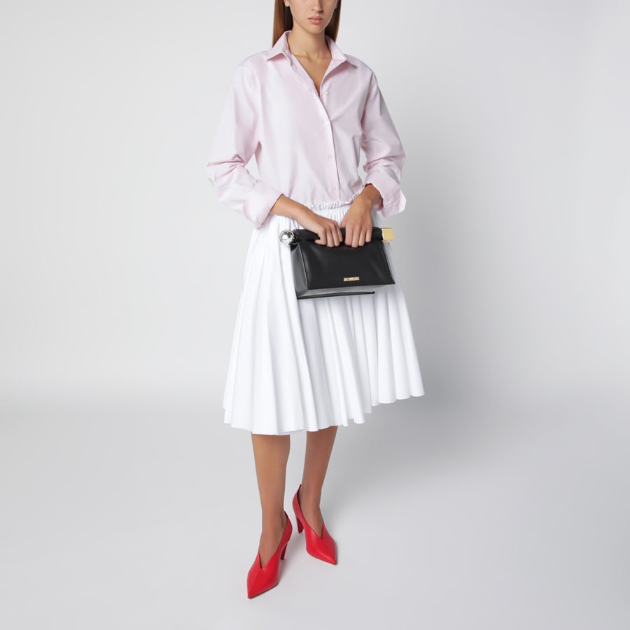 Jacquemus Pochette Rond Carré nera, view 2
