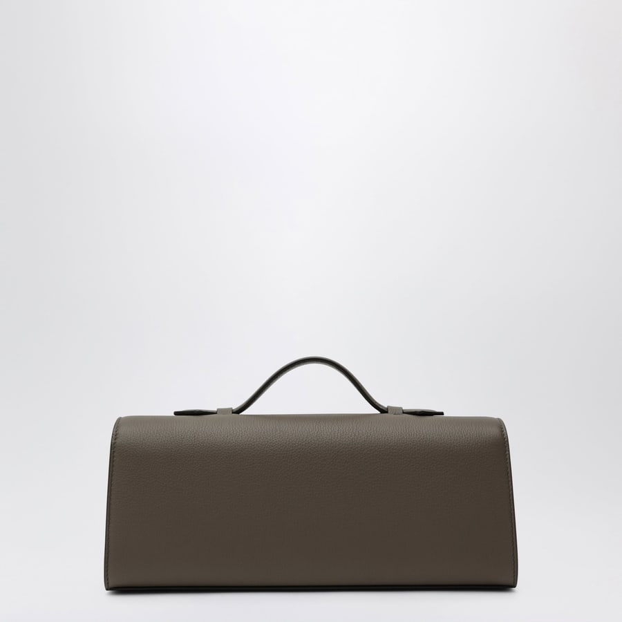 SAVETTE Pochette Slim Symmetry in pelle di vitello marrone, view 4