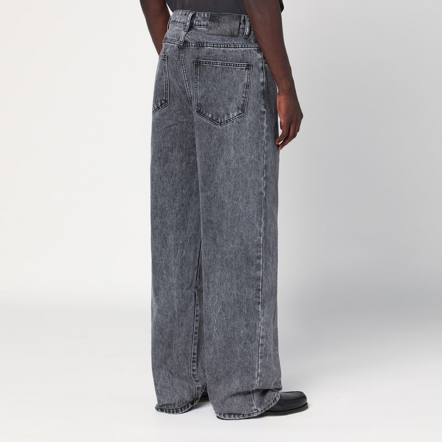 BASKETCASE GALLERY Jeans ampio nero effetto slavato, view 4