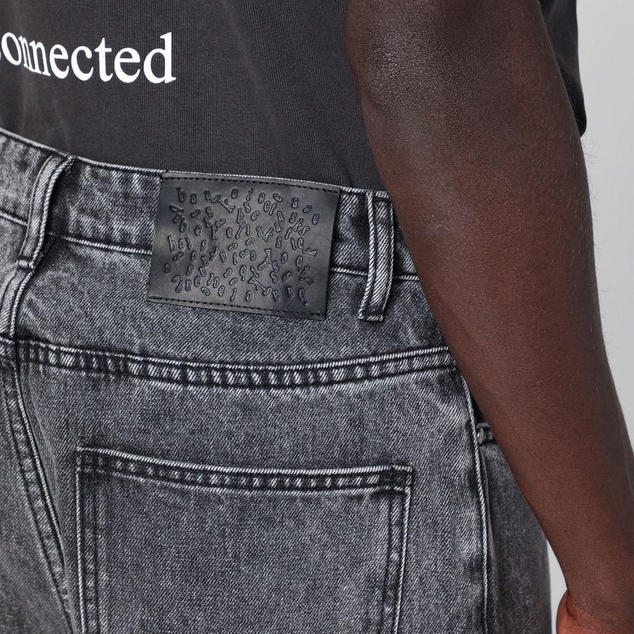 BASKETCASE GALLERY Jeans ampio nero effetto slavato, view 5
