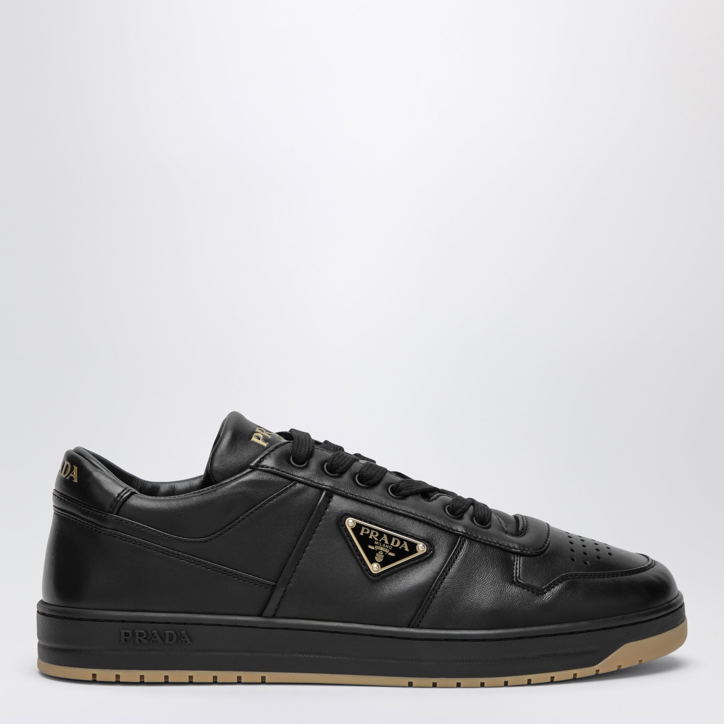 Prada Sneakers Downtown nere in nappa