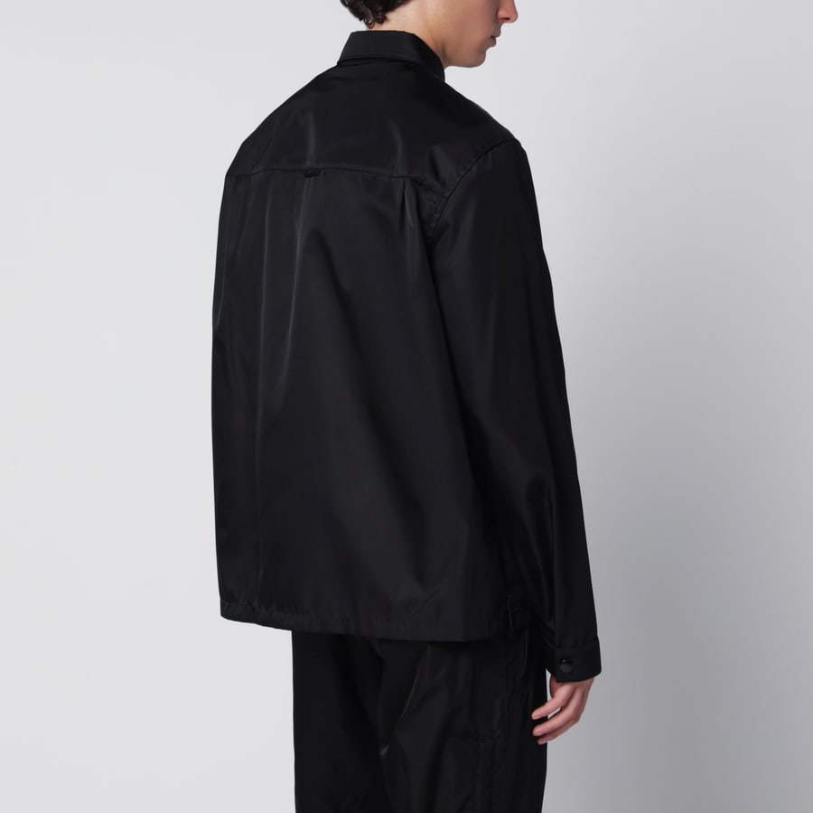 Prada Camicia in Re-Nylon nera, view 3