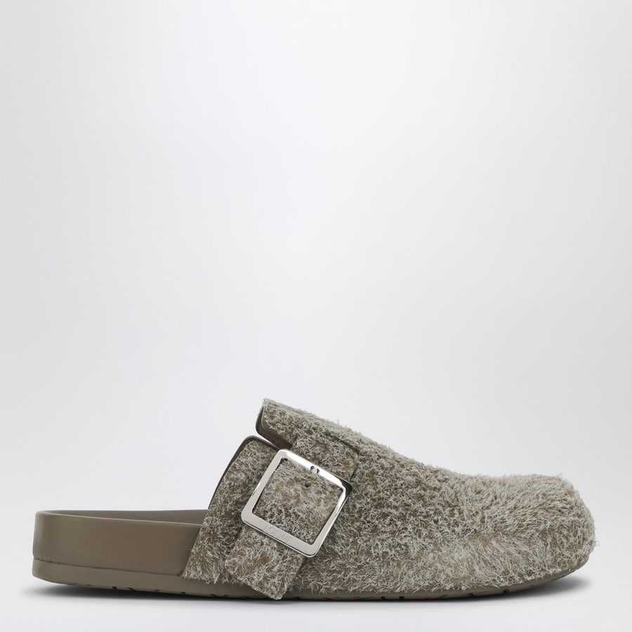 Loewe Mule Ease Buckle verde kaki