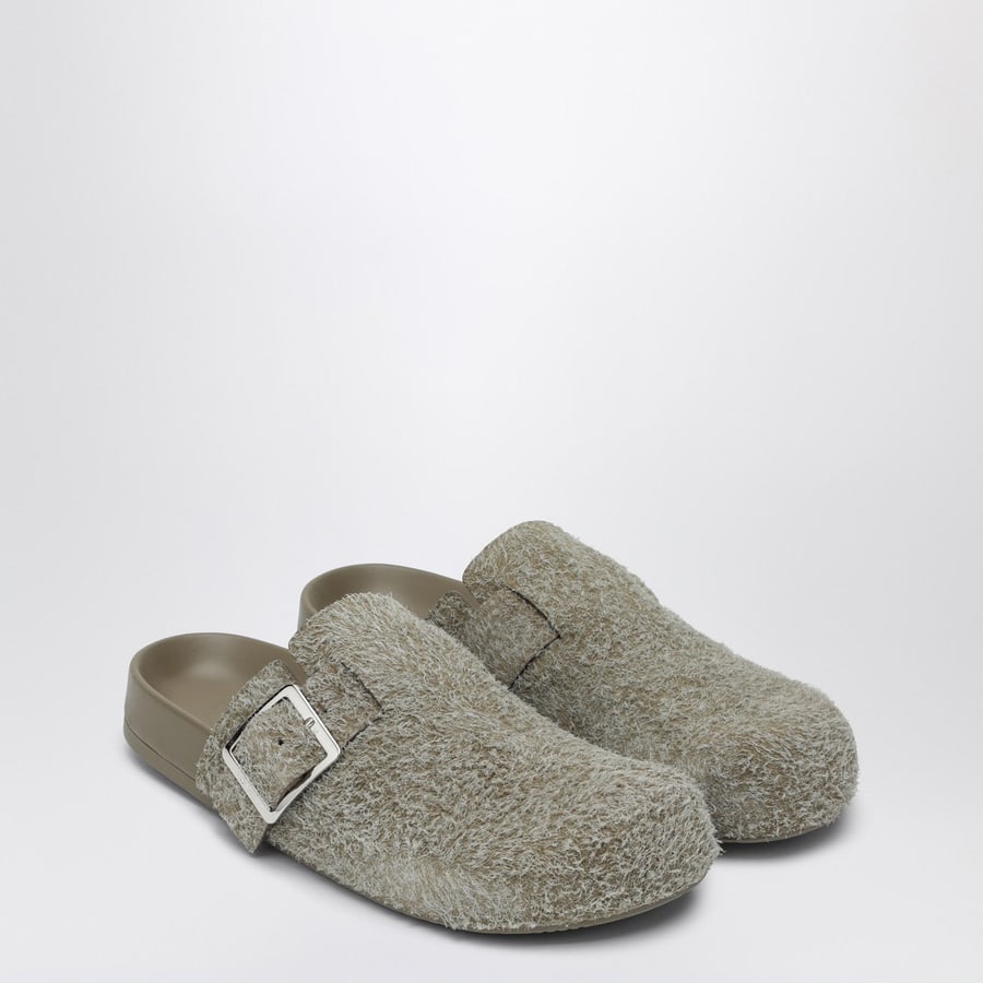 Loewe Mule Ease Buckle verde kaki, view 2