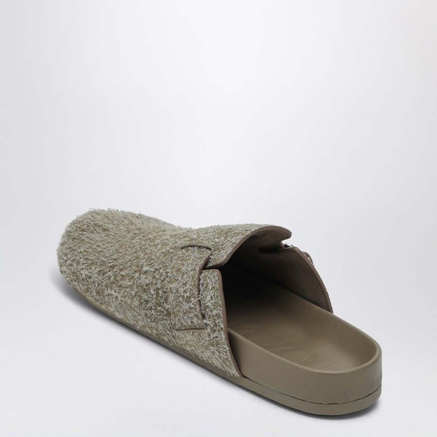 Loewe Mule Ease Buckle verde kaki, view 4