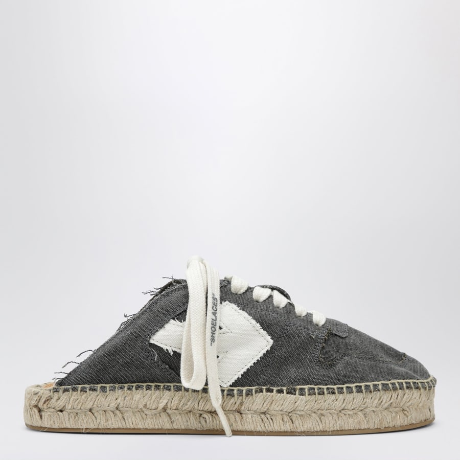 Off-White Espadrillas Arrow nere/bianche