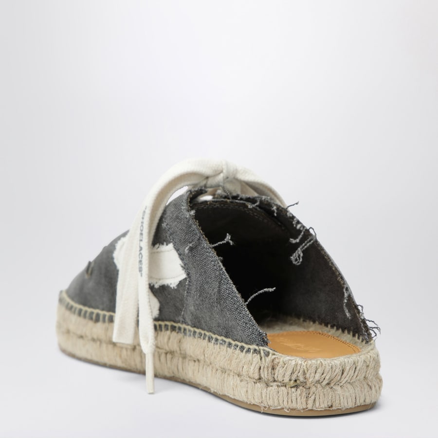 Off-White Espadrillas Arrow nere/bianche, view 4