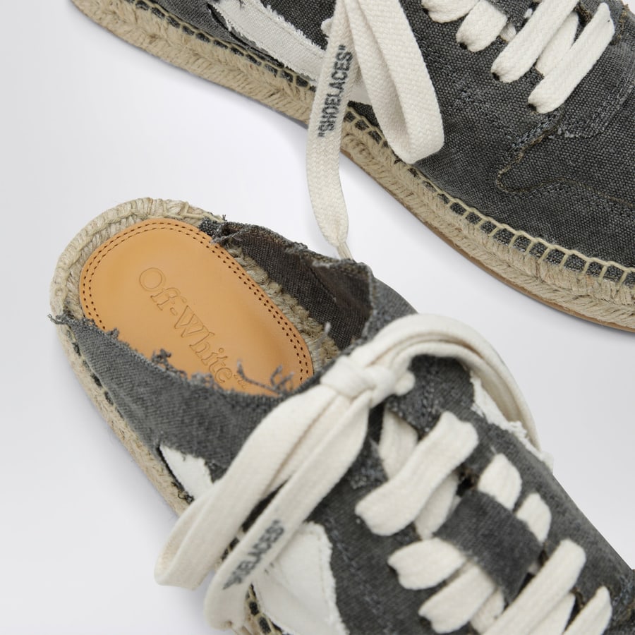 Off-White Espadrillas Arrow nere/bianche, view 5