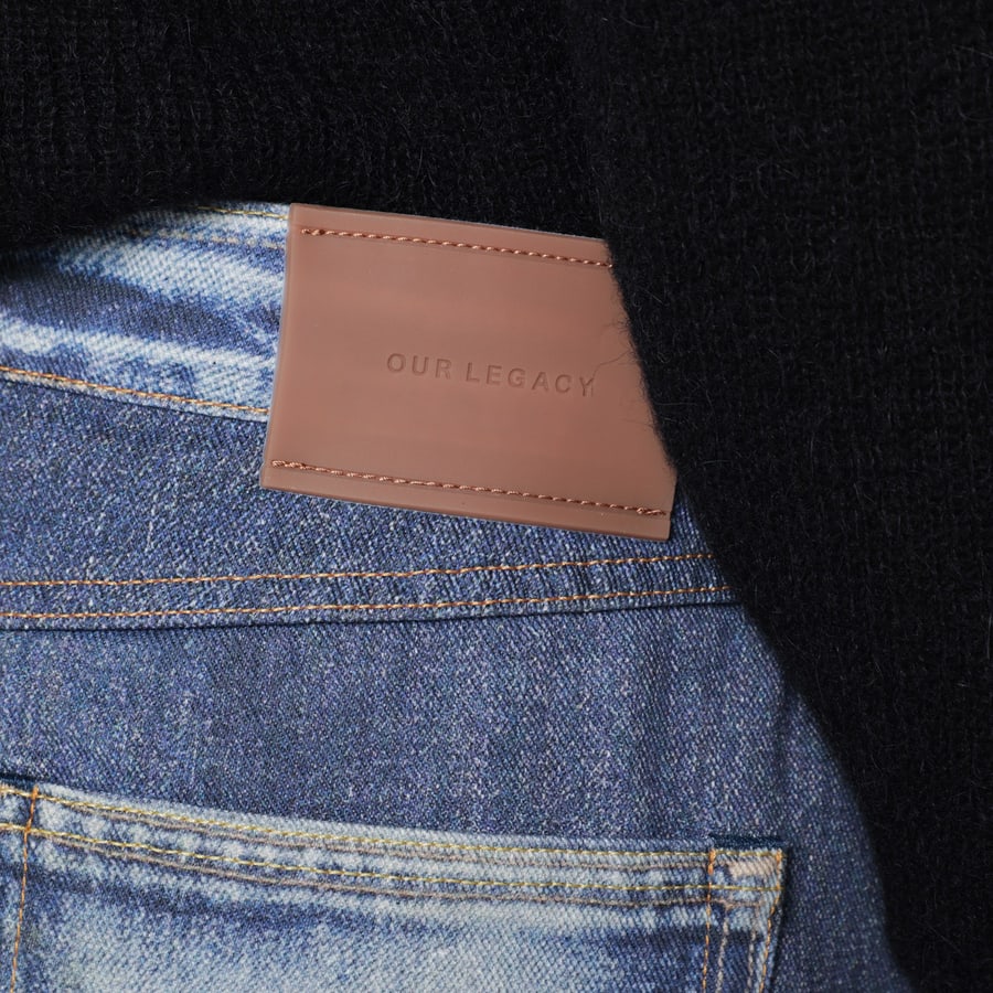 Our Legacy Gonna midi Craft in denim, view 5