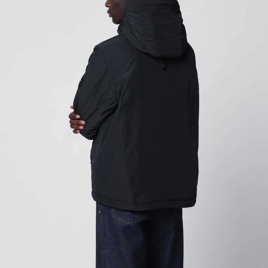 Stone Island Giacca imbottita con zip nera, view 3
