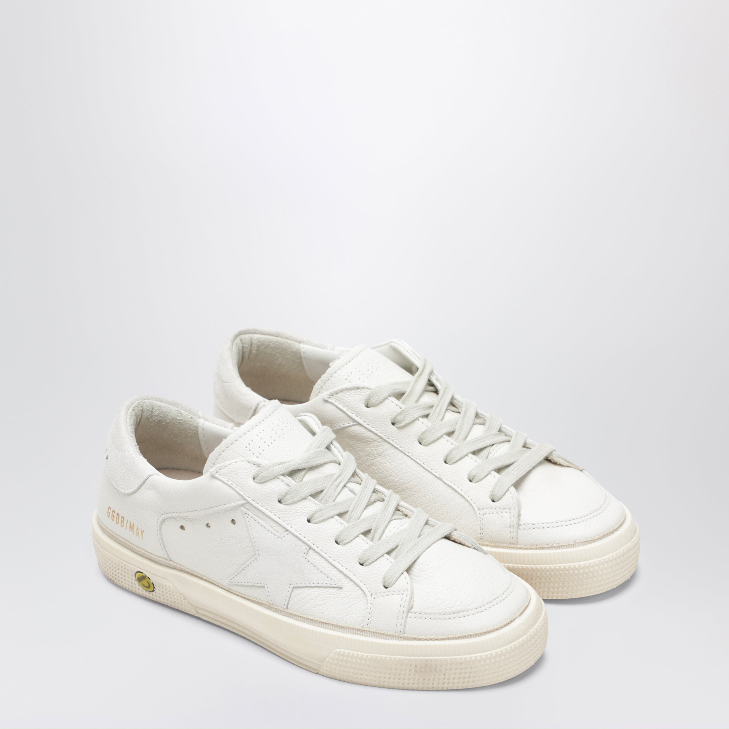 Golden Goose Sneakers May in pelle bianca, view 2