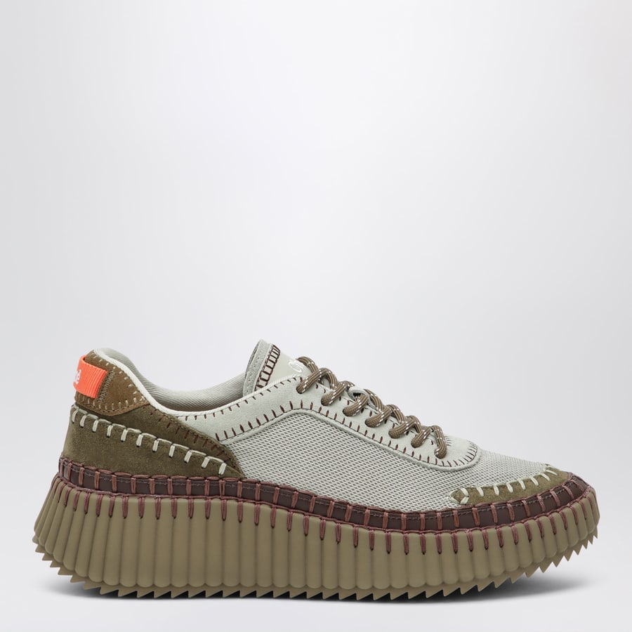 Chloé Sneakers Nama color verde militare