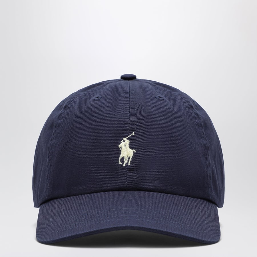 Polo Ralph Lauren Cappello da baseball blu navy in cotone