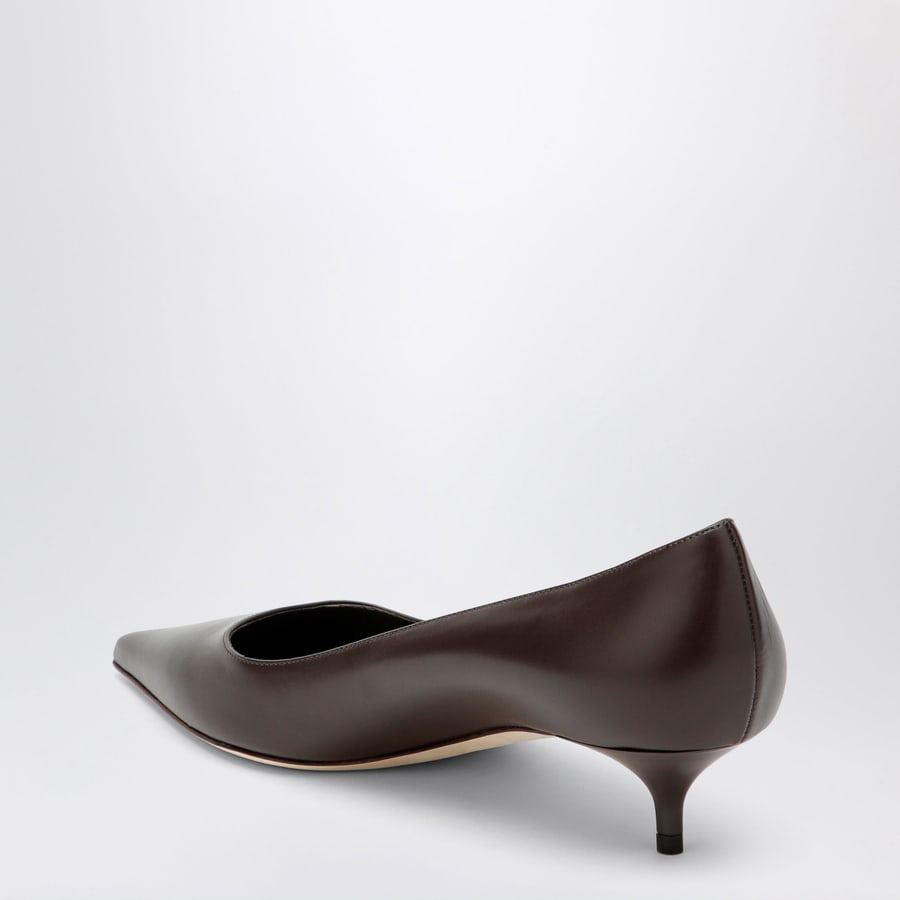 Jimmy Choo Décolleté Amelia 35 in pelle Chocolate, view 4