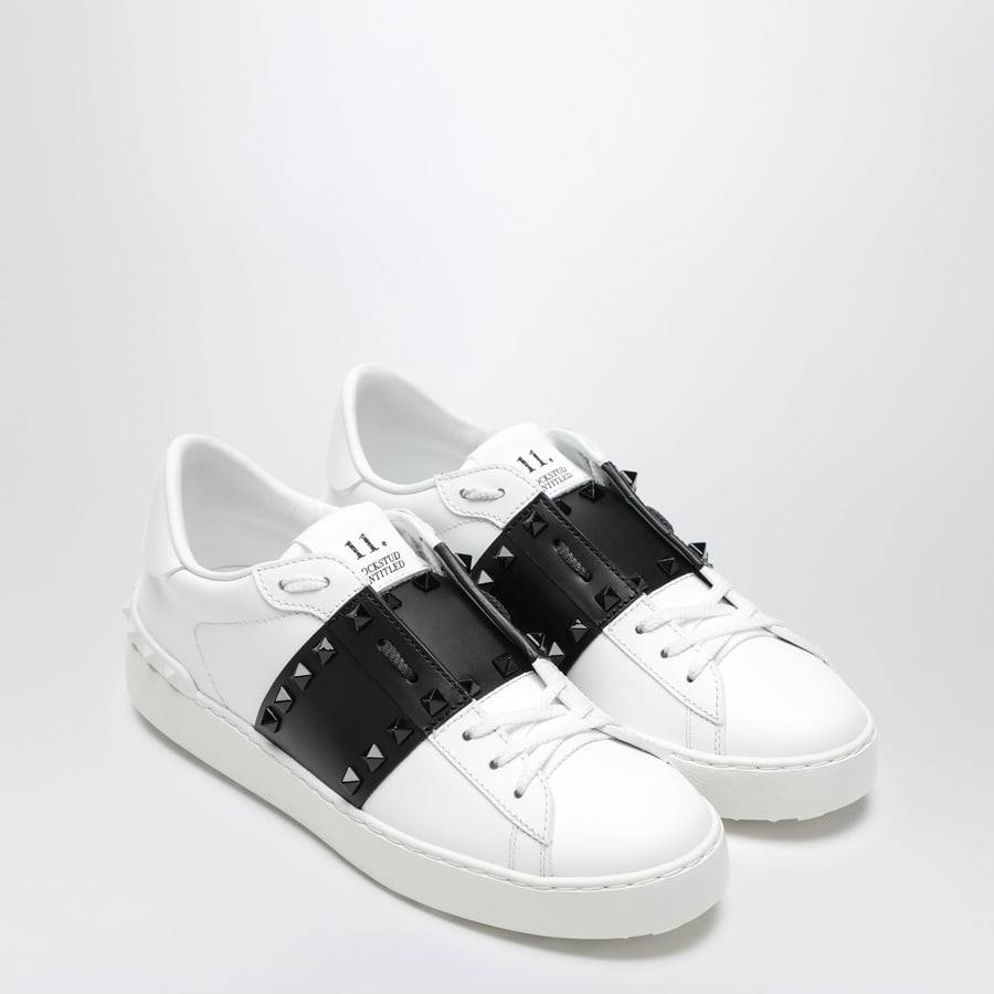 Valentino Garavani Sneaker Rockstud Untitled bianca/nera, view 2