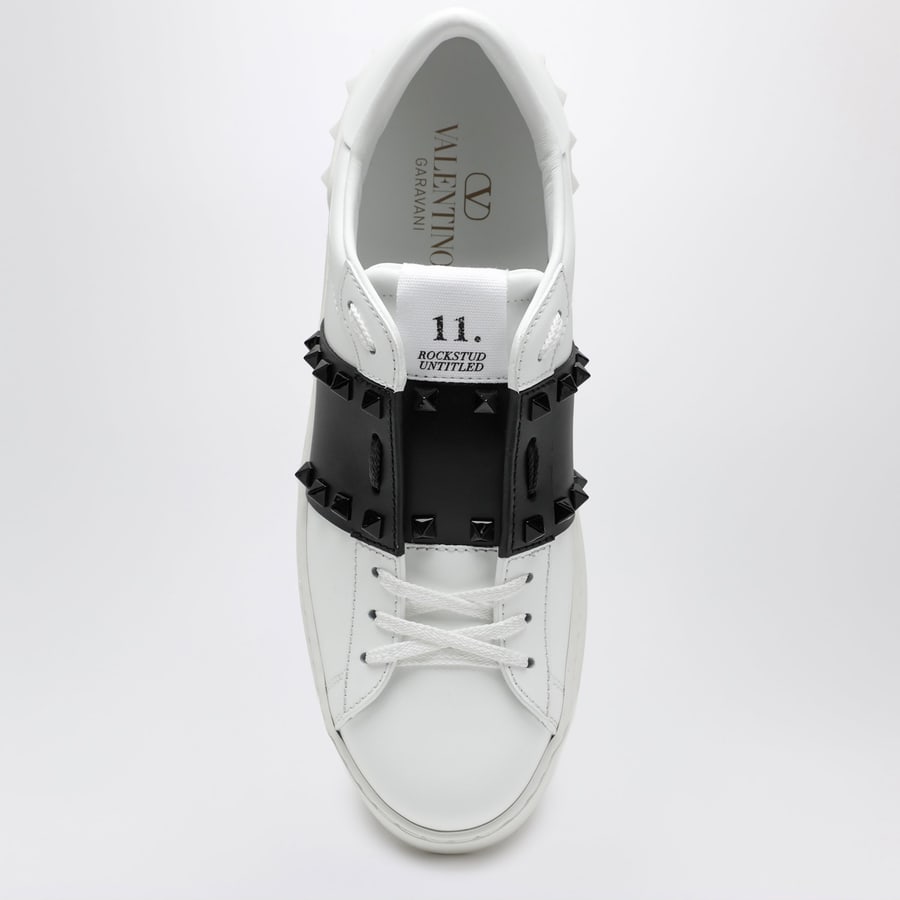Valentino Garavani Sneaker Rockstud Untitled bianca/nera, view 3