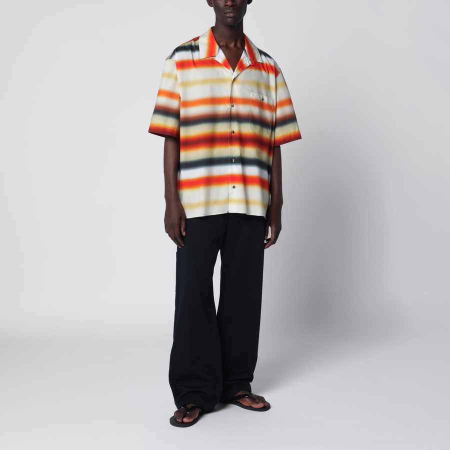 Loewe Pantaloni in twill di cotone blu navy scuro, view 2