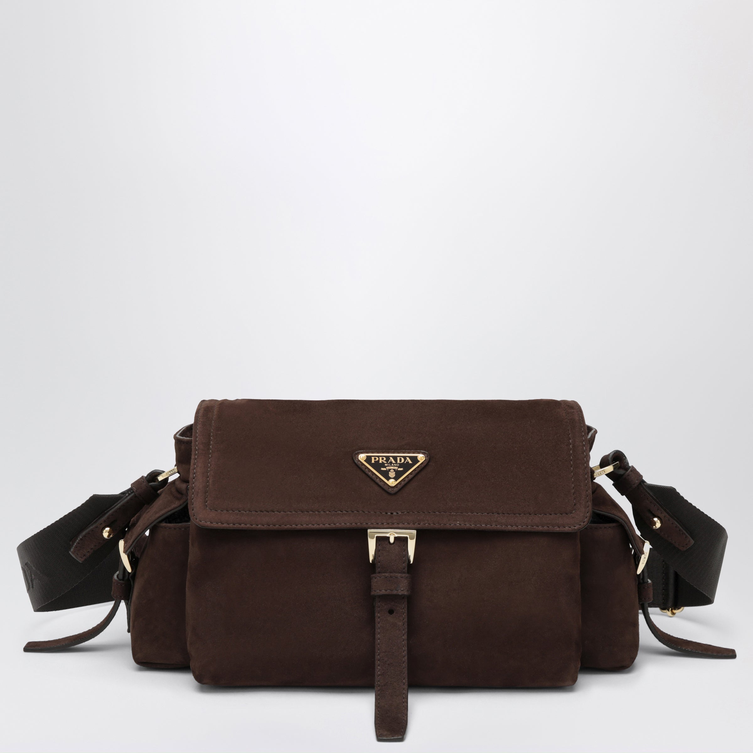 Prada Borsa a spalla Prada Explore medium moro