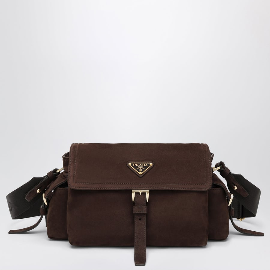 Prada Borsa a spalla Prada Explore medium moro