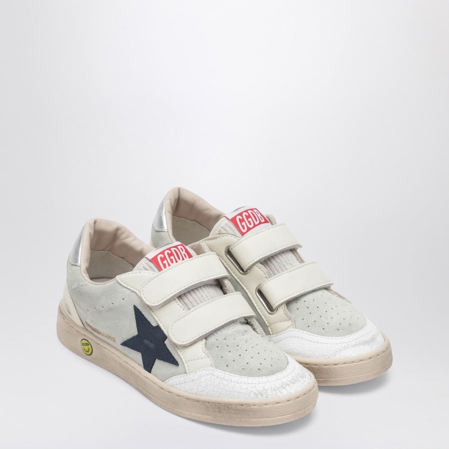 Golden Goose Sneakers Ball Star grigia/bianca/beige/blu navy, view 2