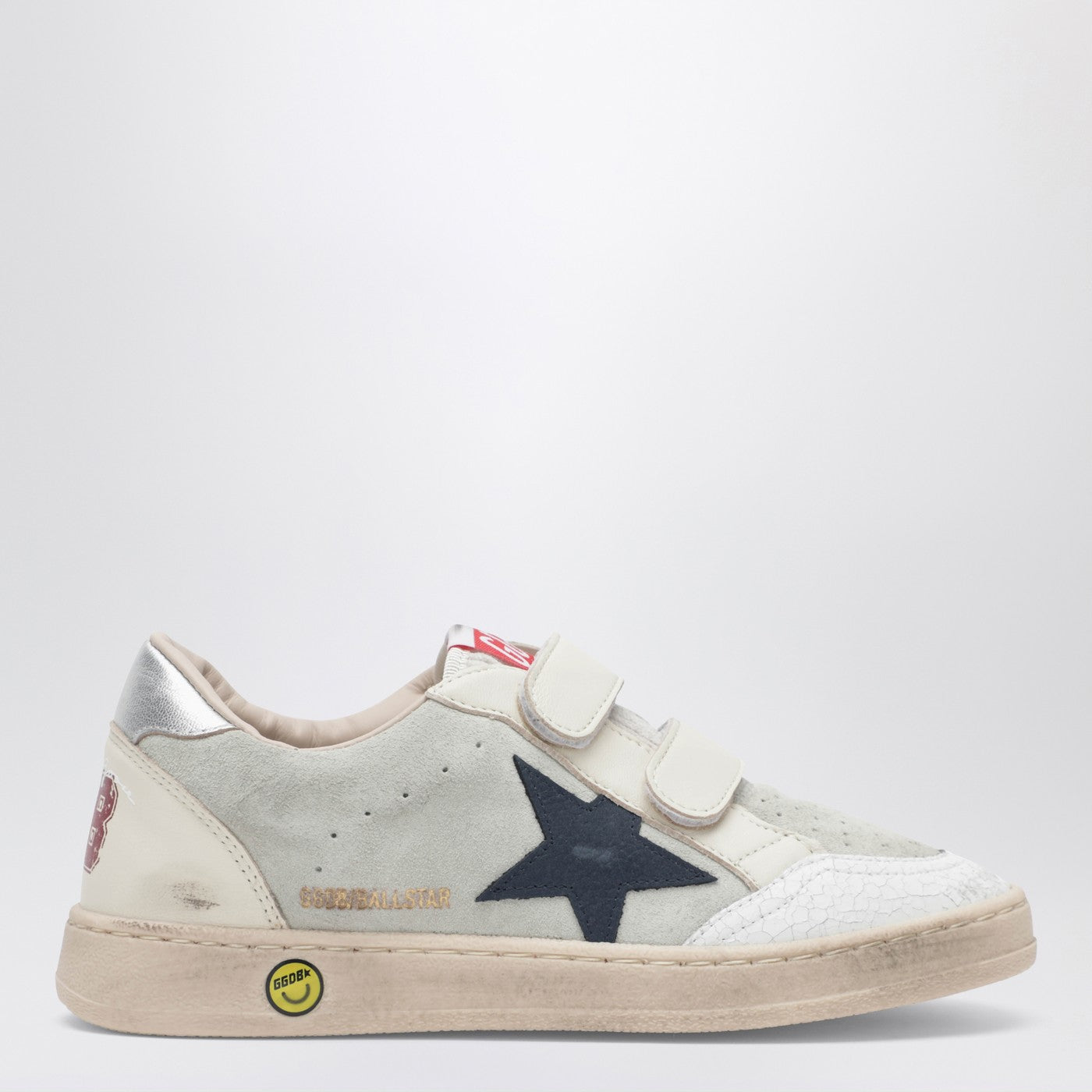 Golden Goose Sneakers Ball Star grigia/bianca/beige/blu navy