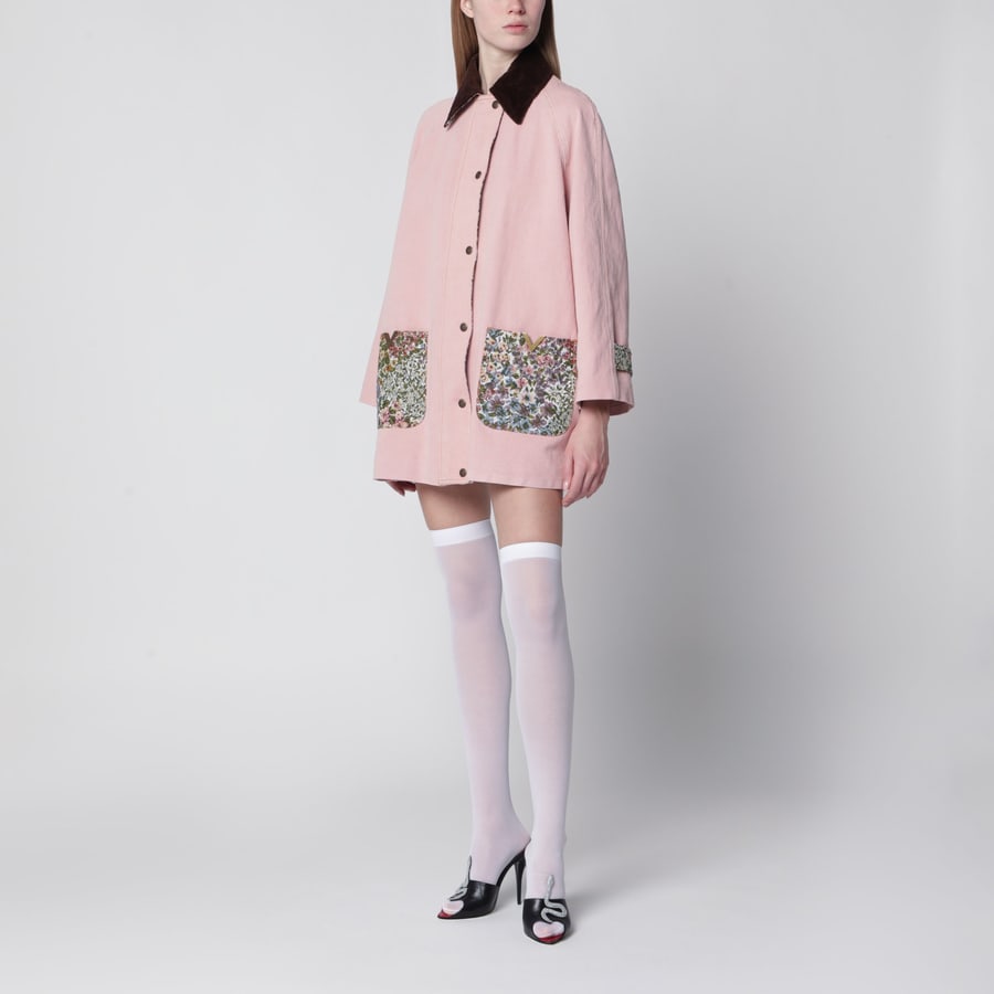 Valentino Garavani Caban in denim rosa, view 2
