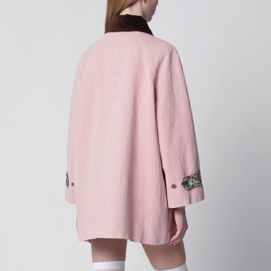 Valentino Garavani Caban in denim rosa, view 3