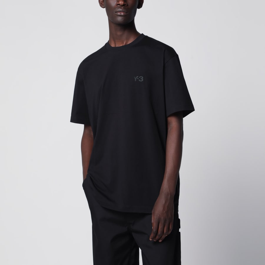 adidas Y-3 T-shirt nera con logo
