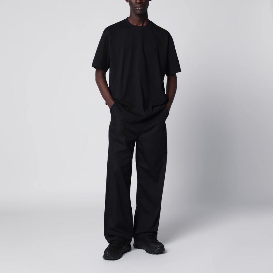 adidas Y-3 T-shirt nera con logo, view 2