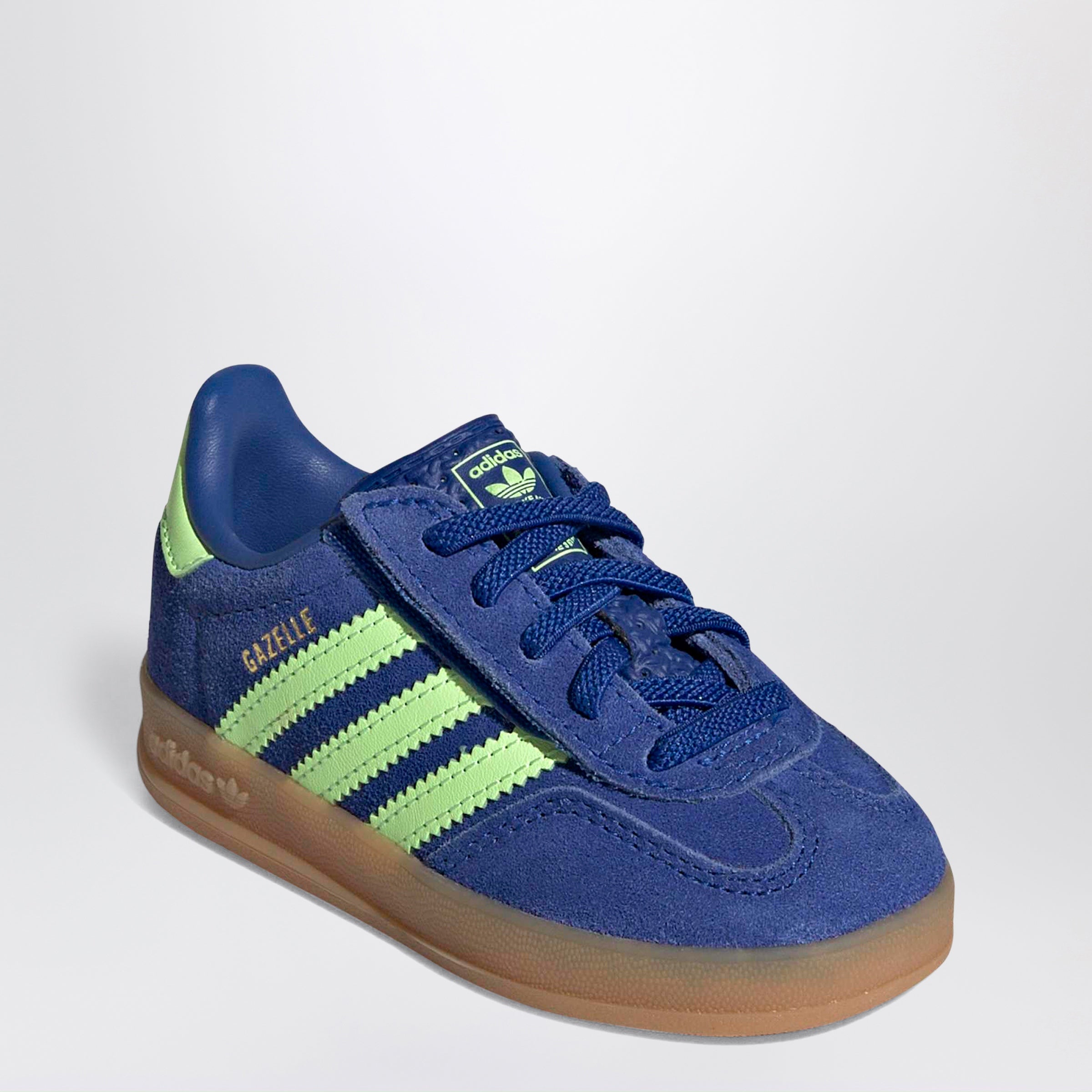 ADIDAS ORIGINALS Sneakers Gazelle Indoor Royal Blue / Green Spark / Gold Metallic, view 2