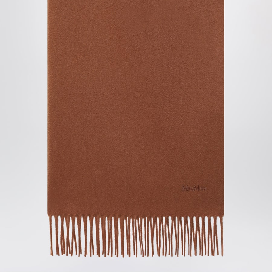 Max Mara Sciarpa color cuoio in cashmere, view 3