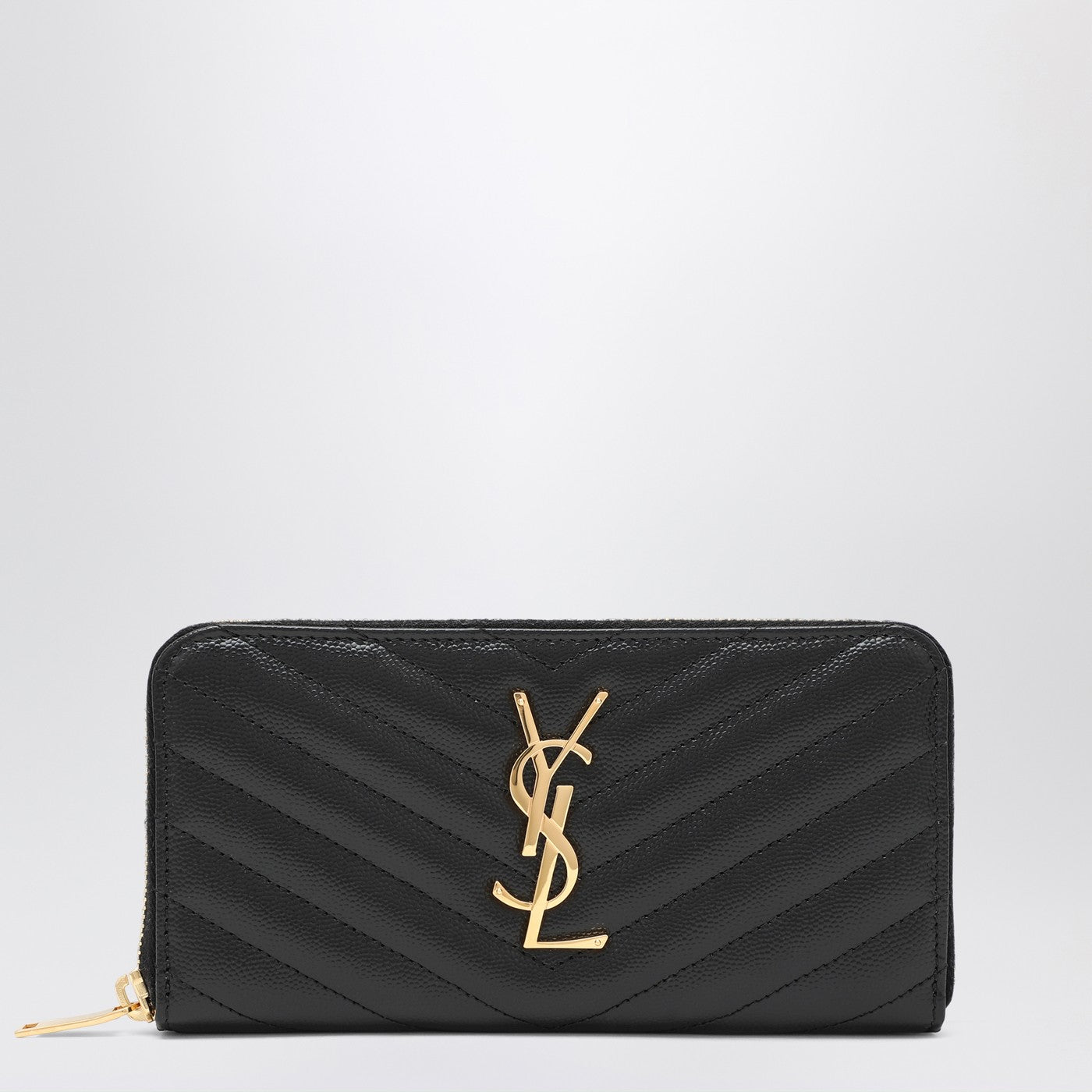 Saint Laurent Portafoglio Cassandre matelassé nero