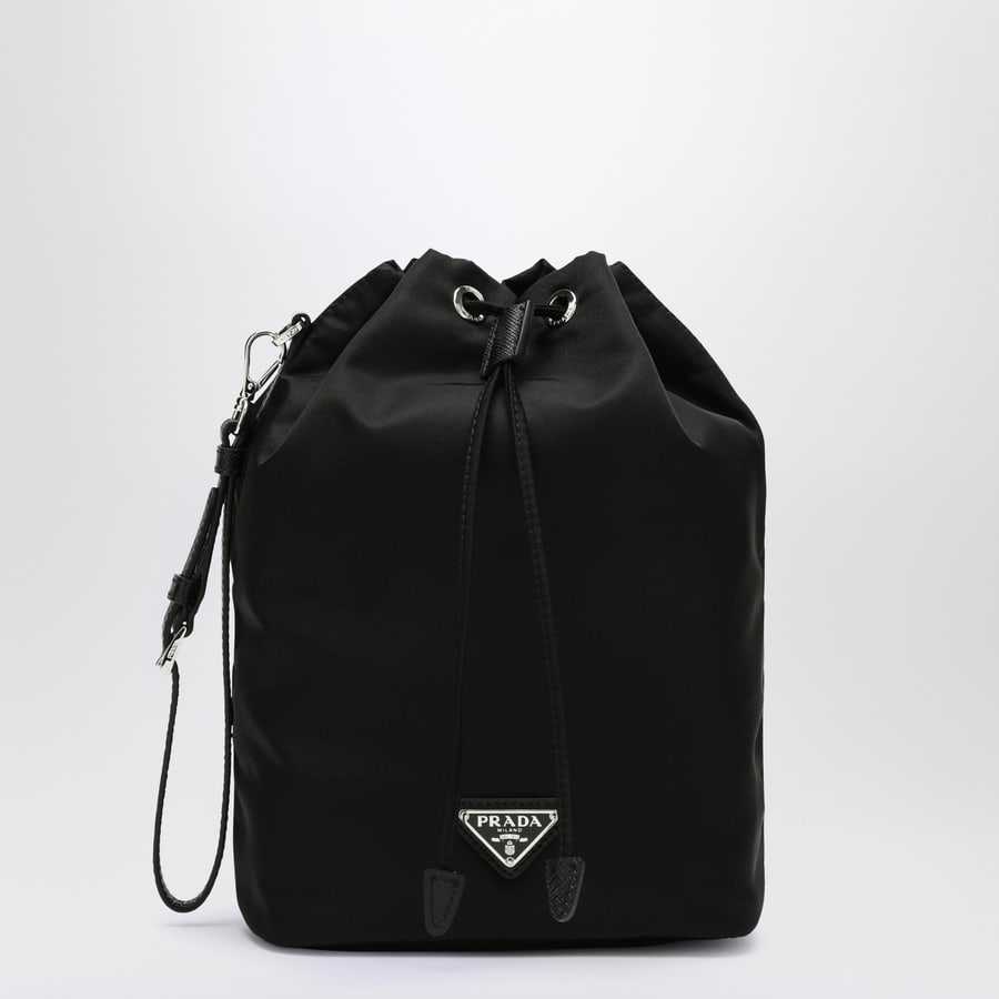 Prada Pouch nera in Re-Nylon
