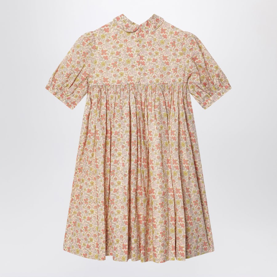 BONPOINT Abito con smock in tessuto Liberty, view 2