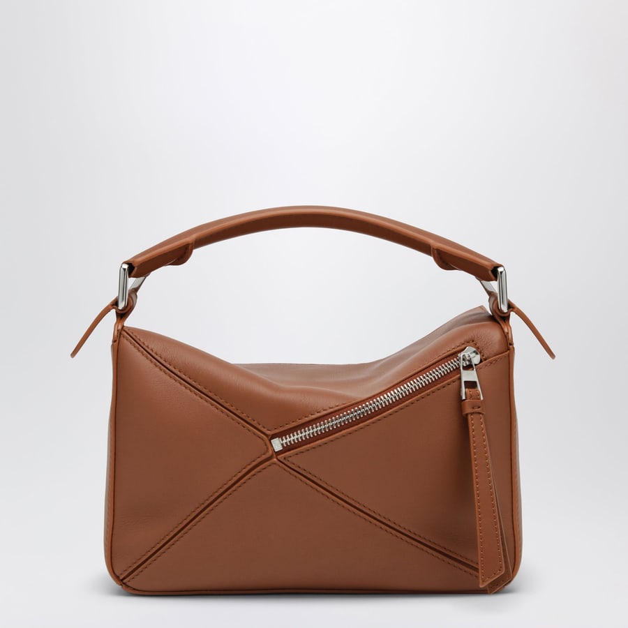 Loewe Borsa Puzzle Layered piccola in pelle Multicolor Squirrel, view 4