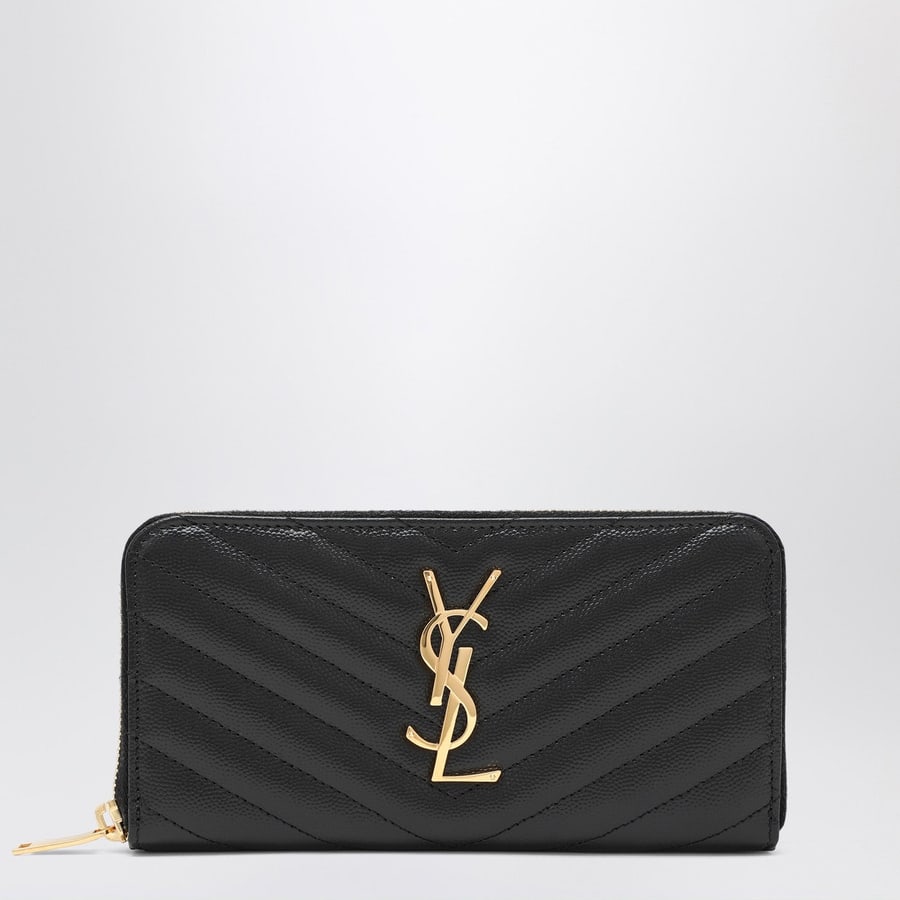 Saint Laurent Portafoglio Cassandre matelassé nero