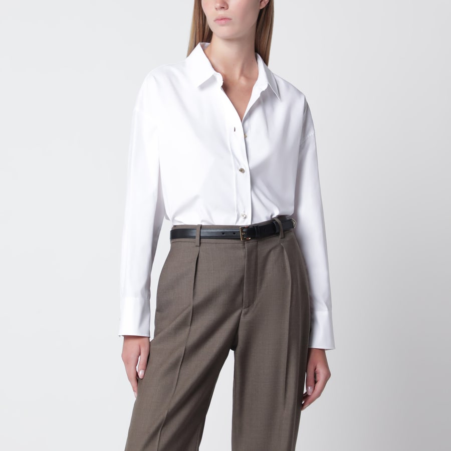 'S Max Mara Camicia bianca in cotone