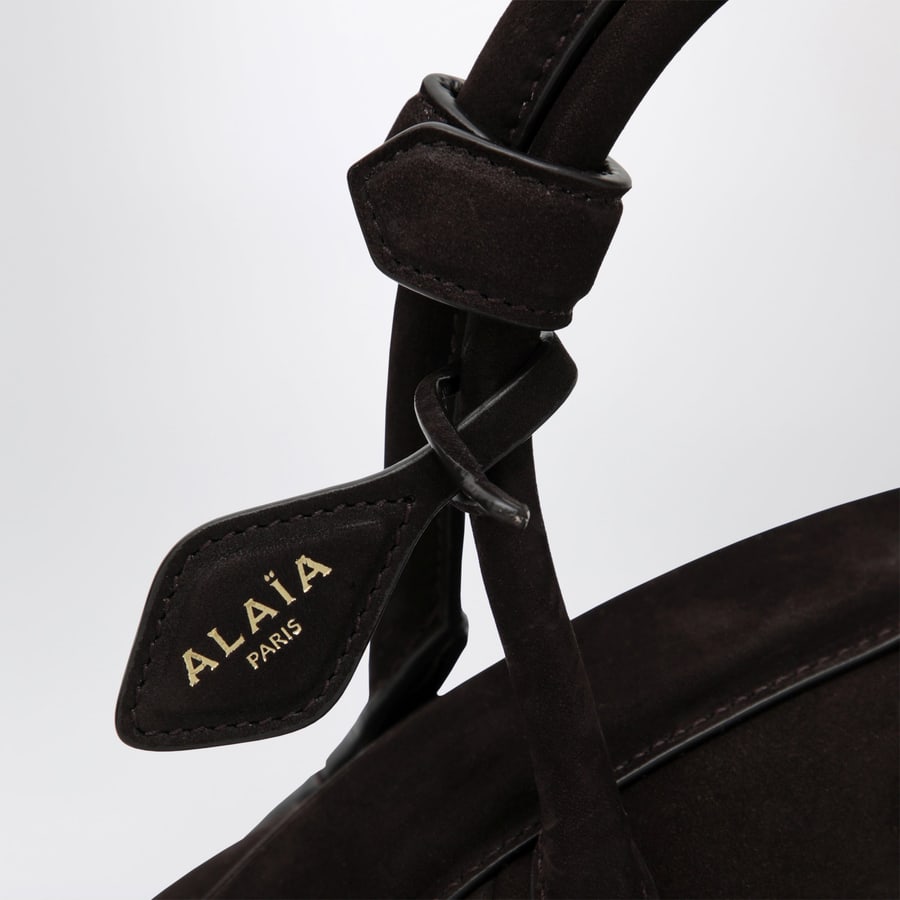 Alaïa Borsa con manico in nabuk marrone, view 6