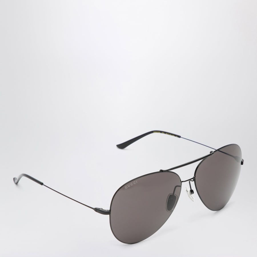 Gucci Occhiali da sole Pilot neri, view 2
