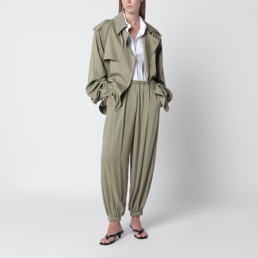 Max Mara Camicia bianca in cotone con logo, view 2
