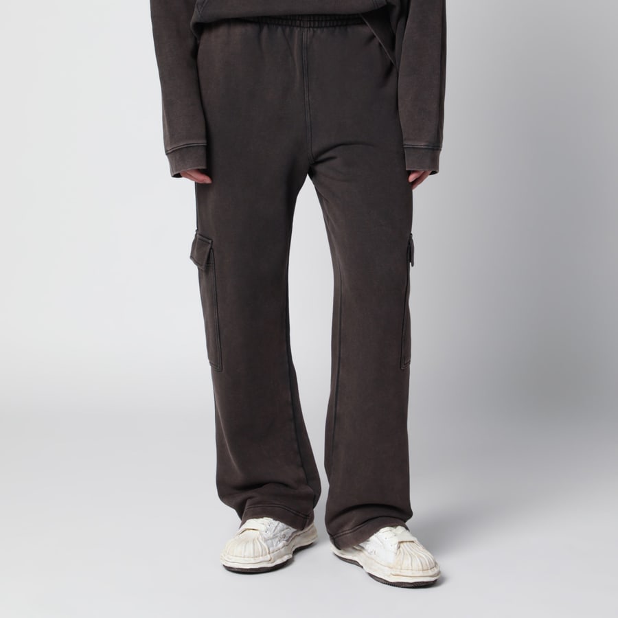 REPRESENT Pantaloni jogging cargo color caffè